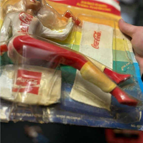 Coca-Cola Collectible Aerobic Doll Fully Jointed 11.5” vintage (x) - Picture 2 of 6